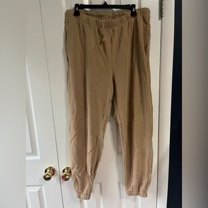 Tan Joggers